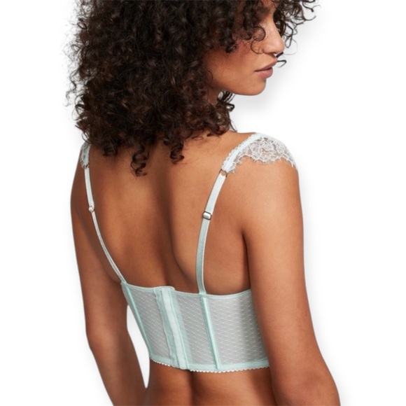 Victoria Secret dream Angels lace cap- sleeve corset - Picture 3 of 7